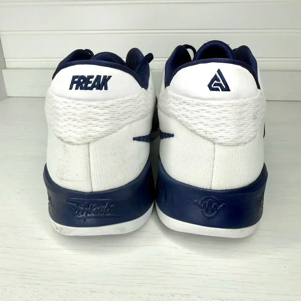Nike Zoom Freak 4 TB Midnight Navy White Basketball Shoes Men's Size 14 No Box